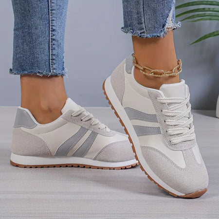 Women's Lace-Up Cushioned Everyday Comfort Trainers